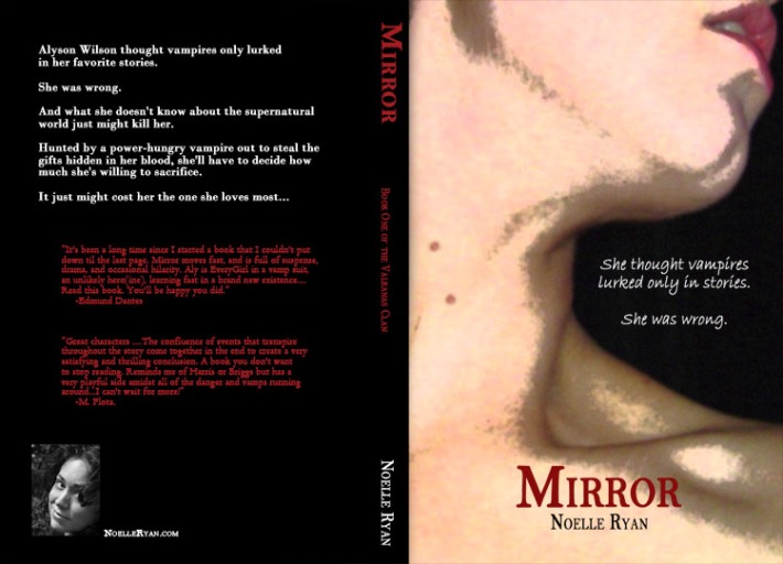 Print copy book cover for Mirror